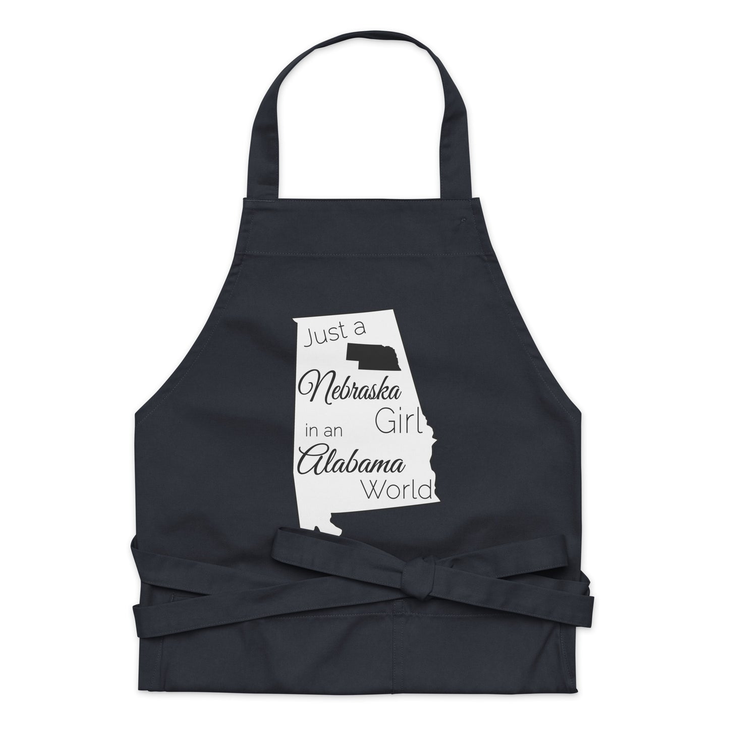 Just a Nebraska Girl in an Alabama World Organic cotton apron