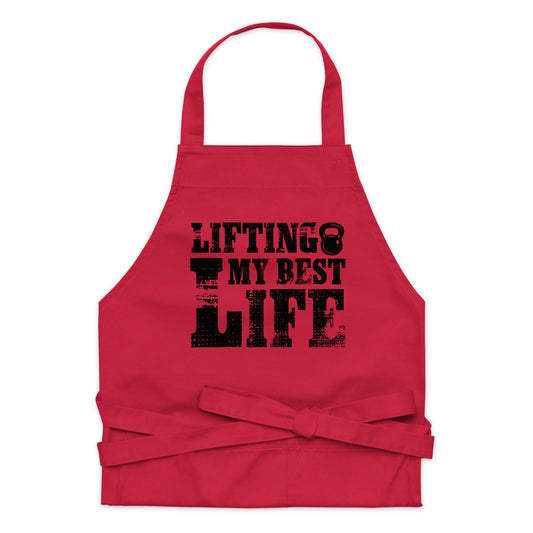 Lifting My Best Life Organic cotton apron