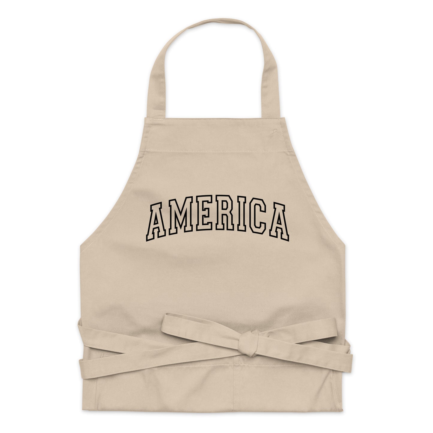 America Varsity Letters Organic cotton apron