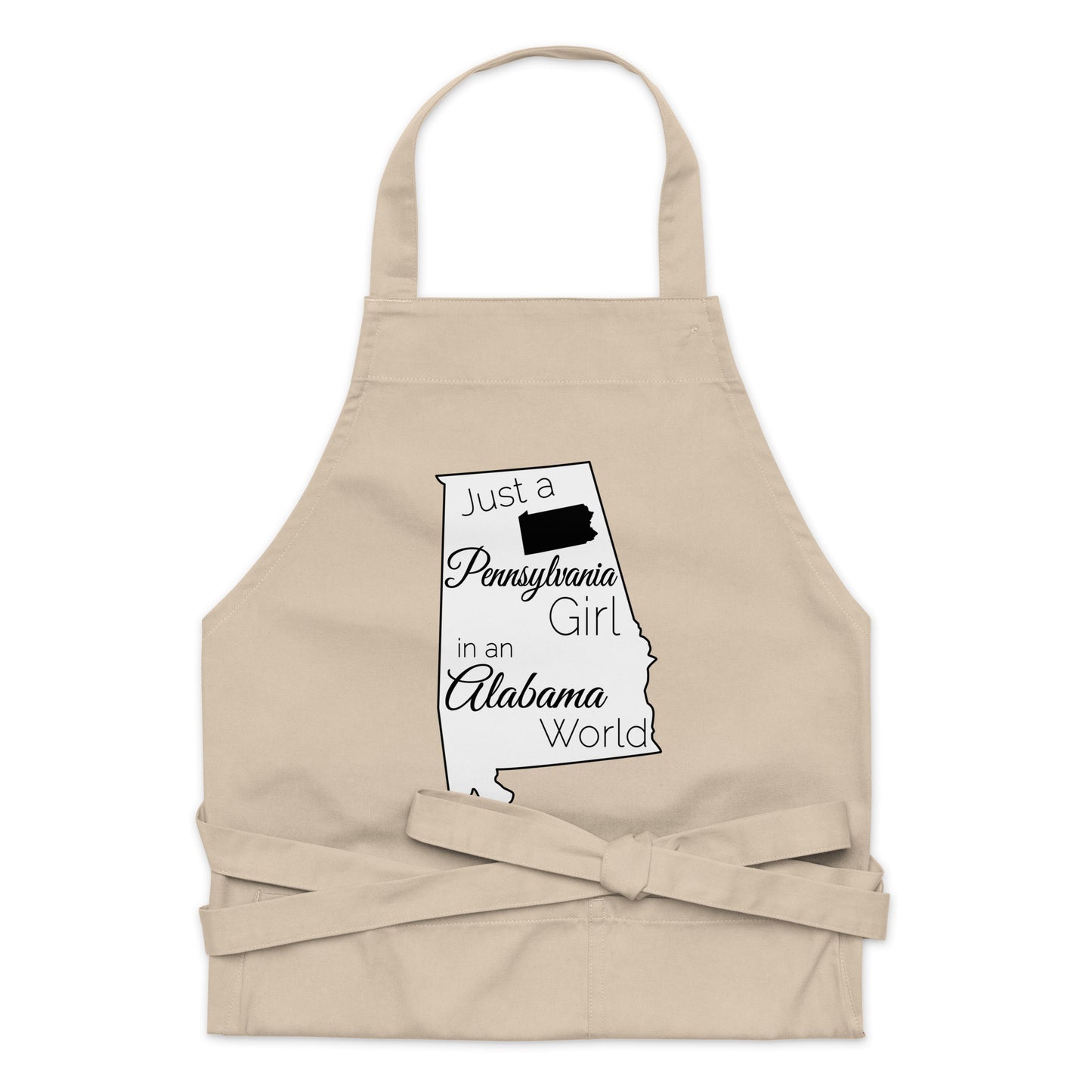 Just a Pennsylvania Girl in an Alabama World Organic cotton apron