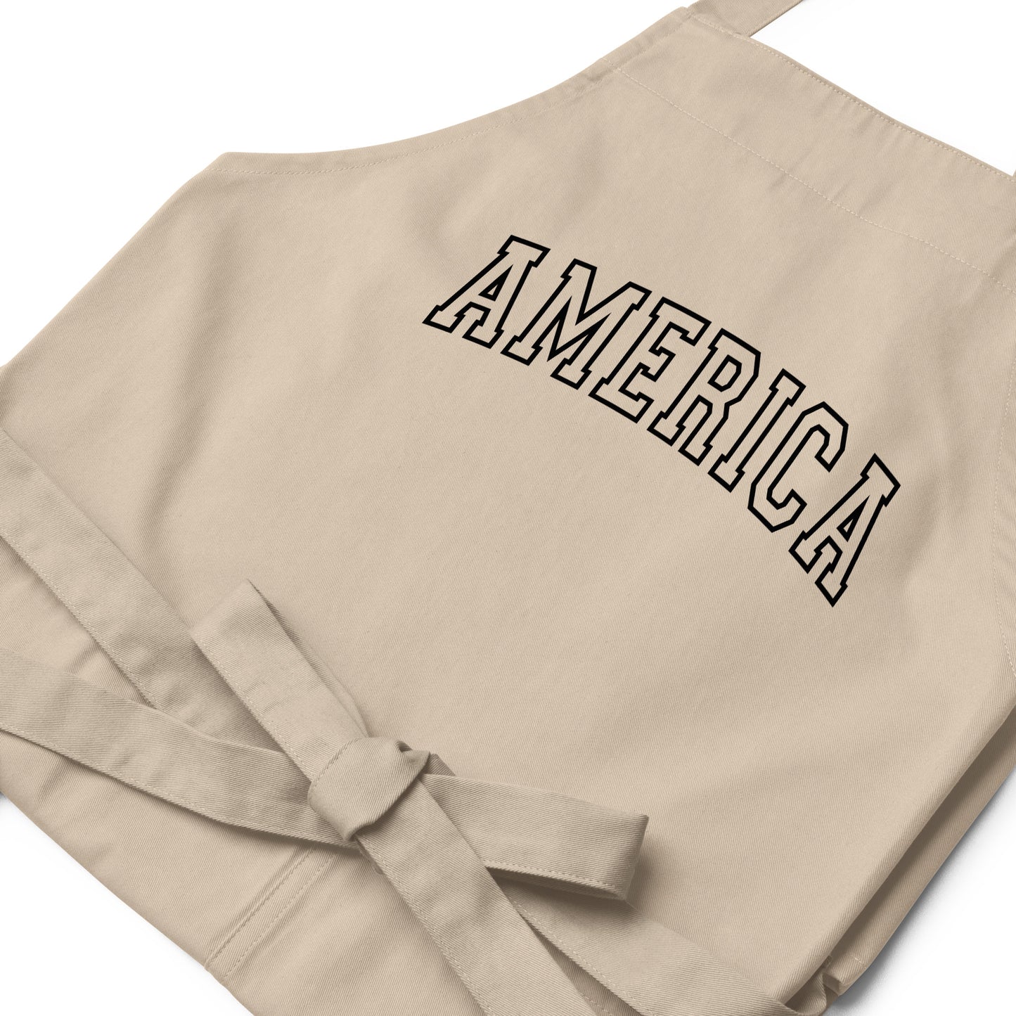 America Varsity Letters Organic cotton apron