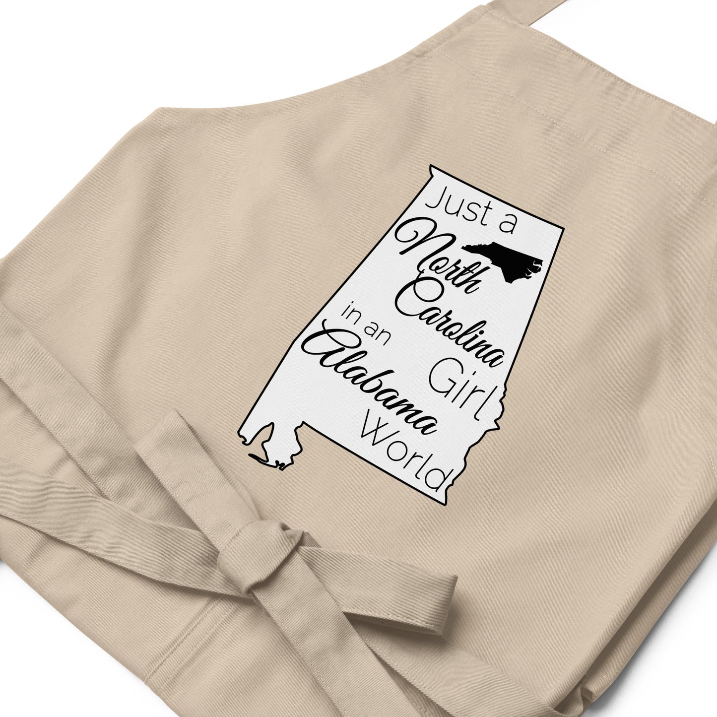 Just a North Carolina Girl in an Alabama World Organic cotton apron