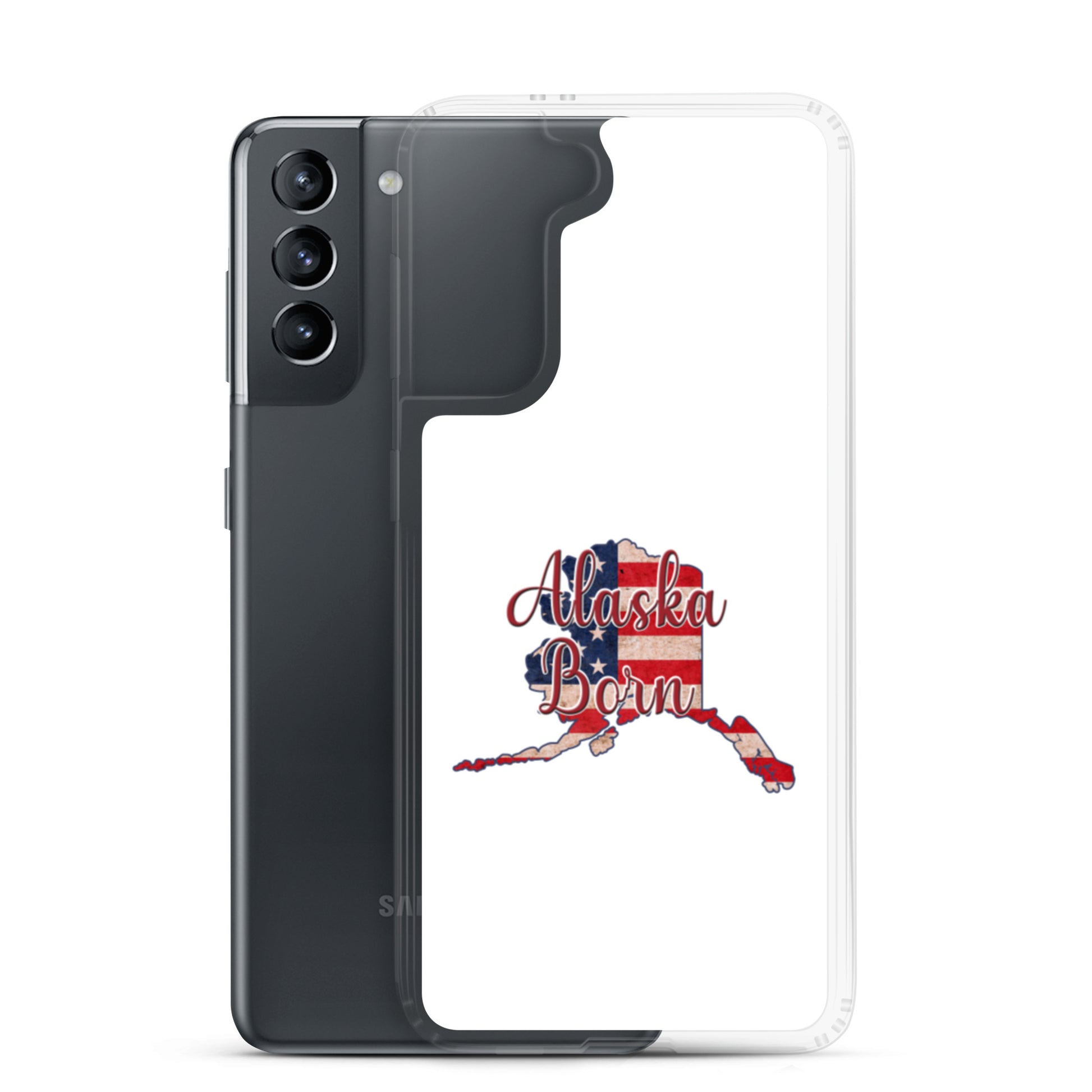 Alaska Born US Flag Samsung Case