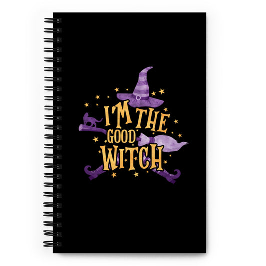 I'm the Good Witch Spiral notebook