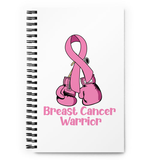 Breast Cancer Warrior Spiral notebook