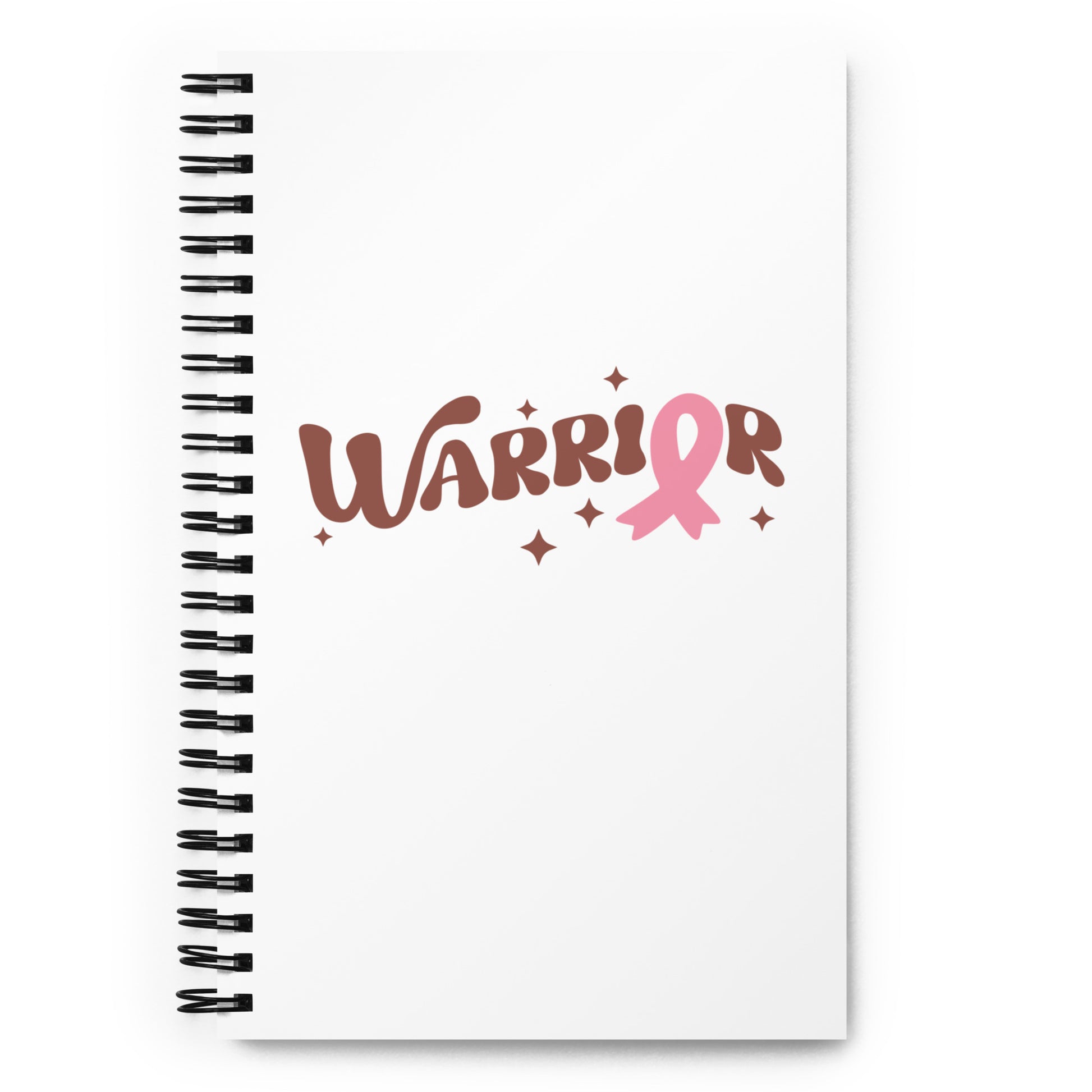 Warrior Breast Cancer Awareness Spiral notebook