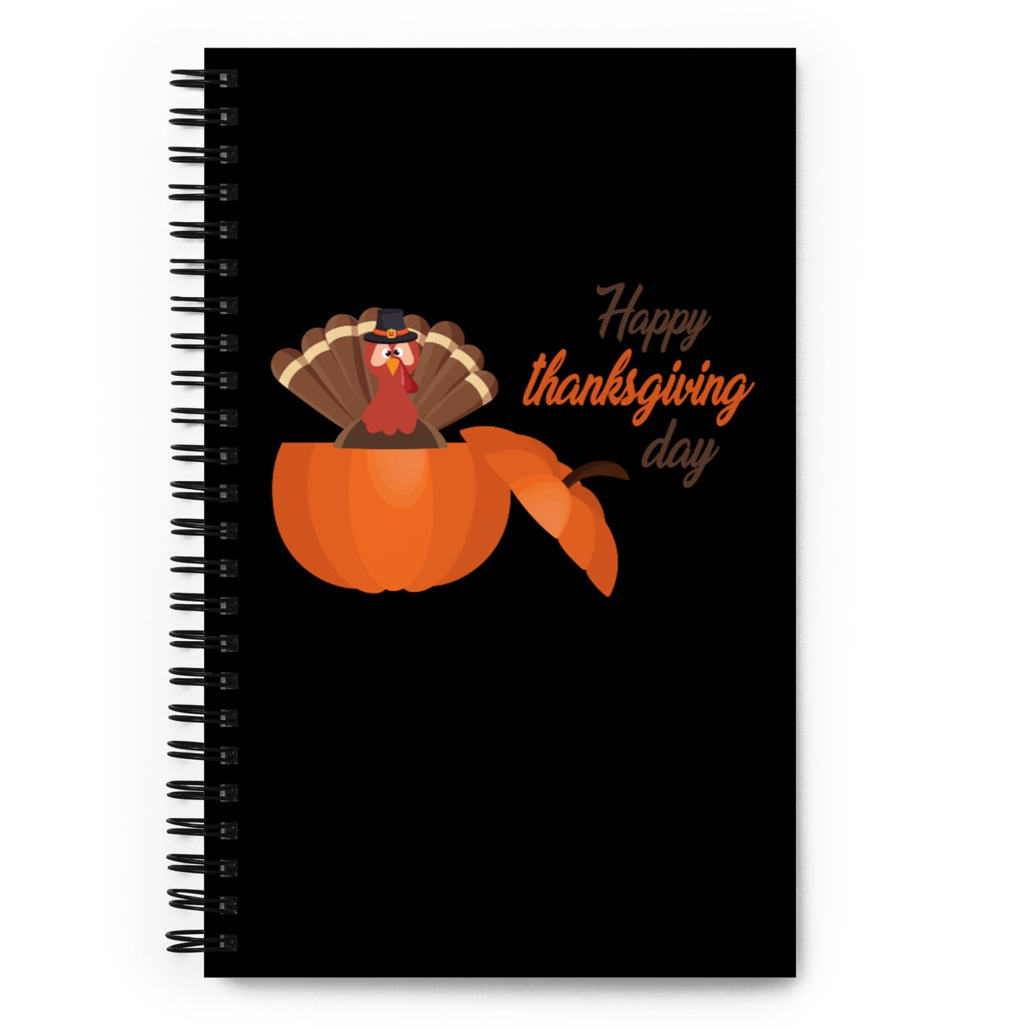Happy Thanksgiving Day Spiral notebook