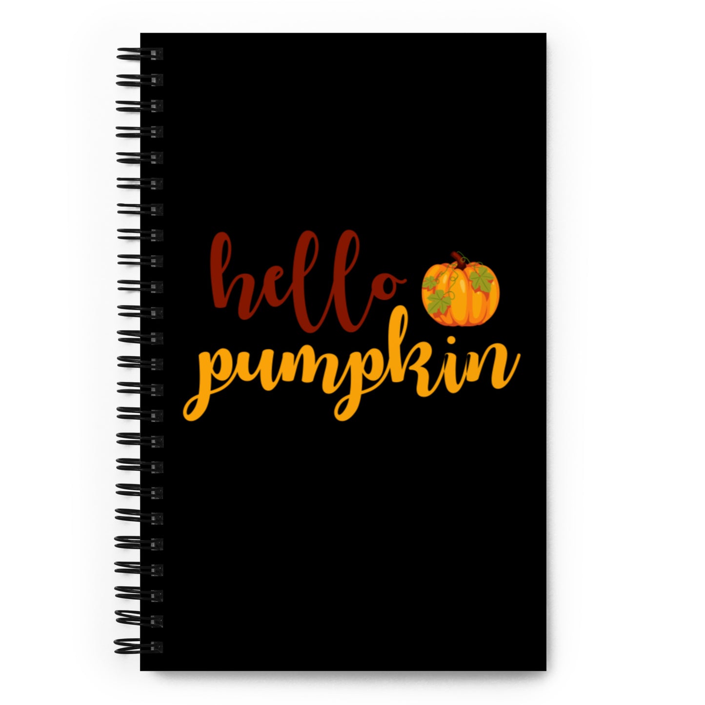 Hello Pumpkin Spiral notebook