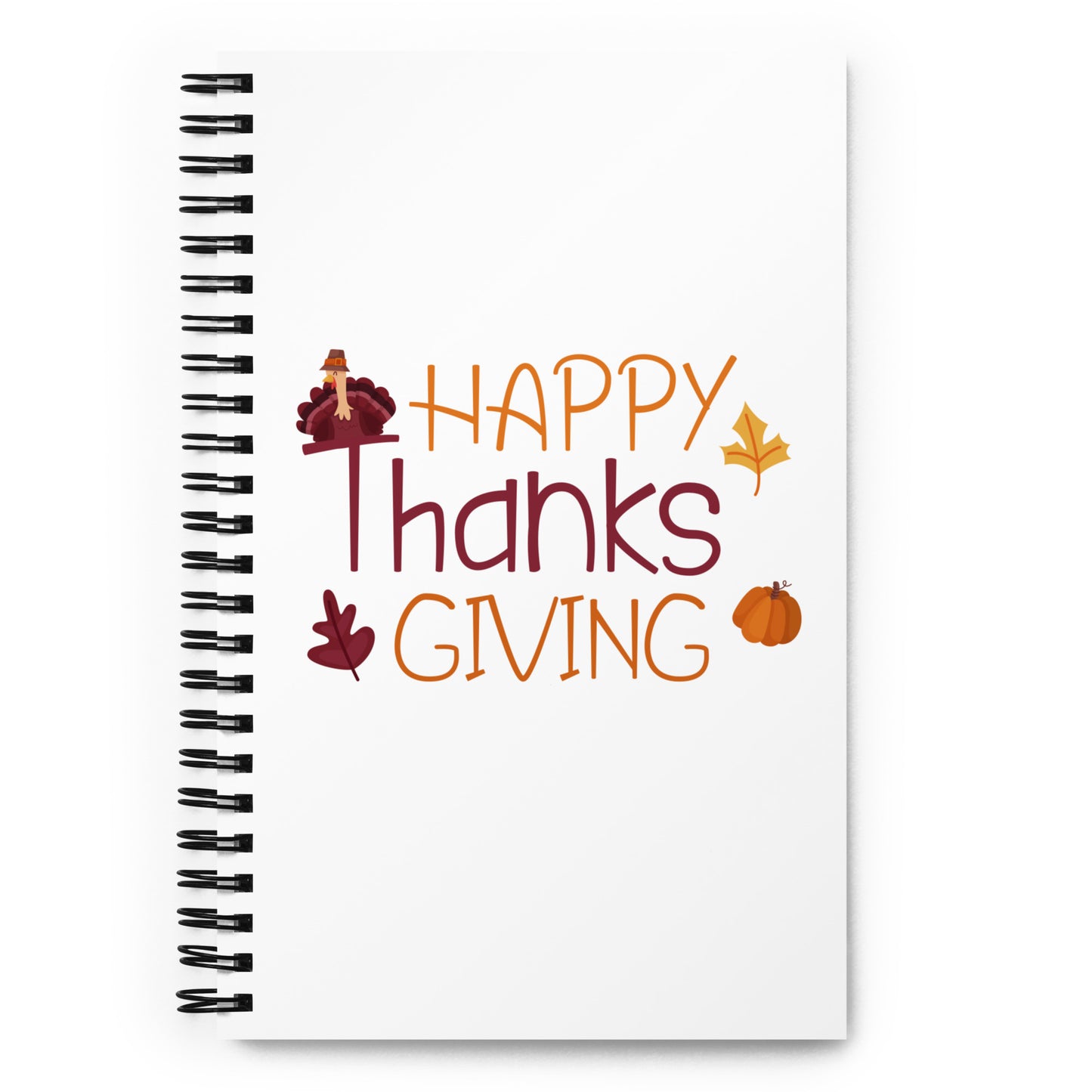 Happy Thanksgiving Spiral notebook