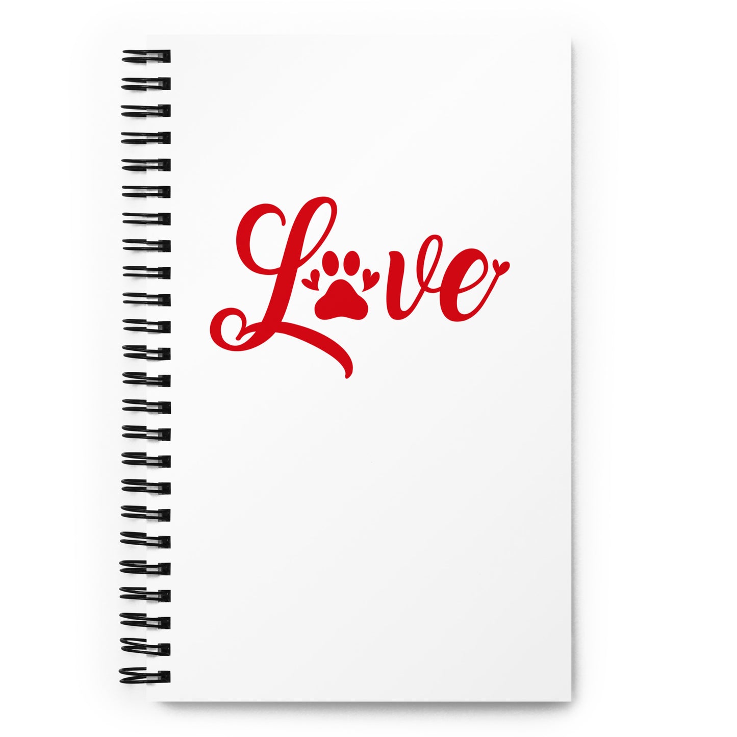 Love Spiral notebook
