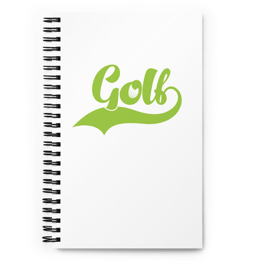 Golf Spiral notebook