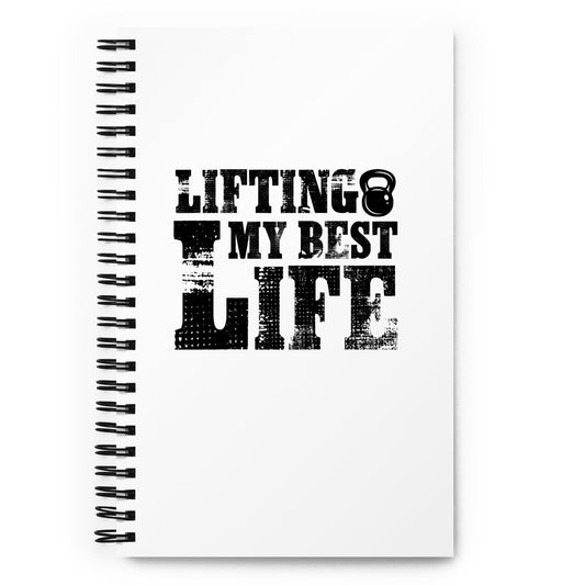 Lifting My Best Life Spiral notebook