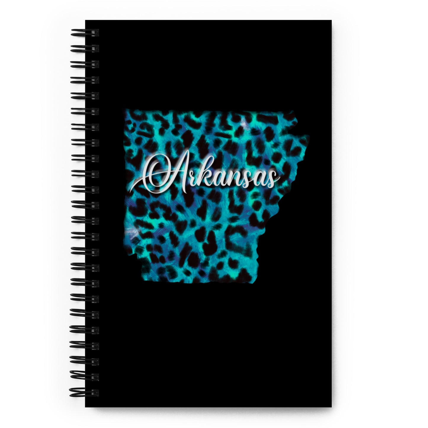 Arkansas Blue Leopard Spiral notebook