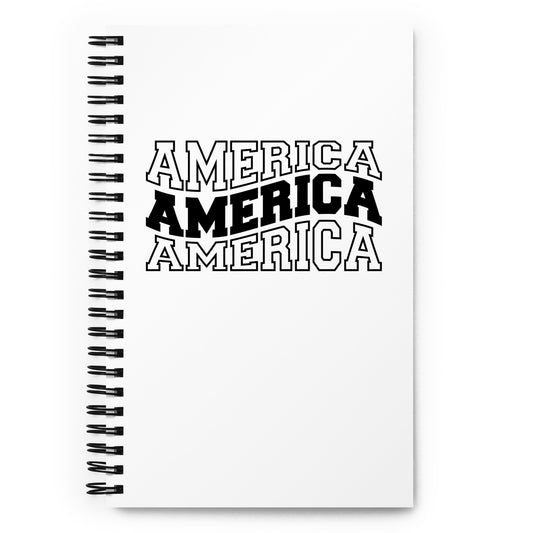 America Spiral notebook