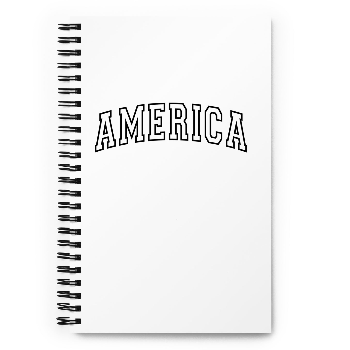 America Varsity Letters Spiral notebook
