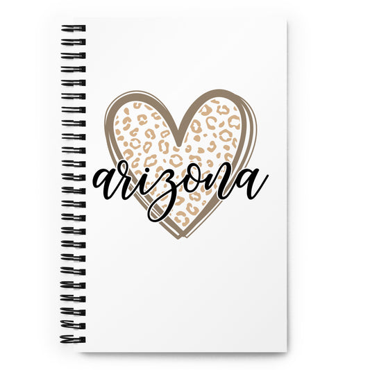 Arizona Heart Spiral notebook