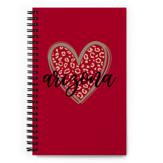 Arizona Heart Spiral notebook