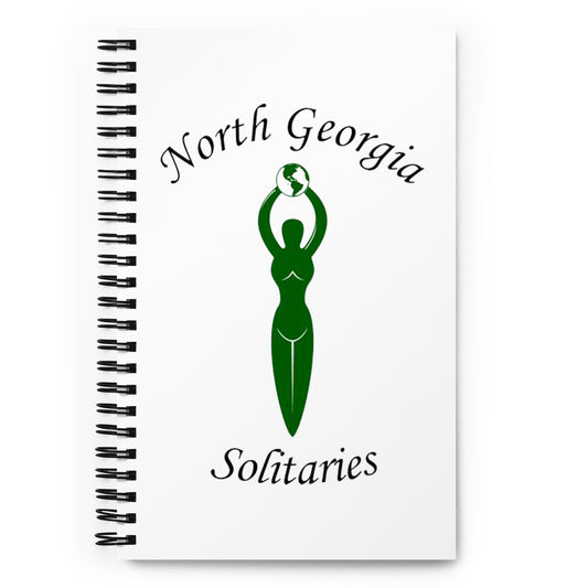 North Georgia Solitaries Spiral notebook