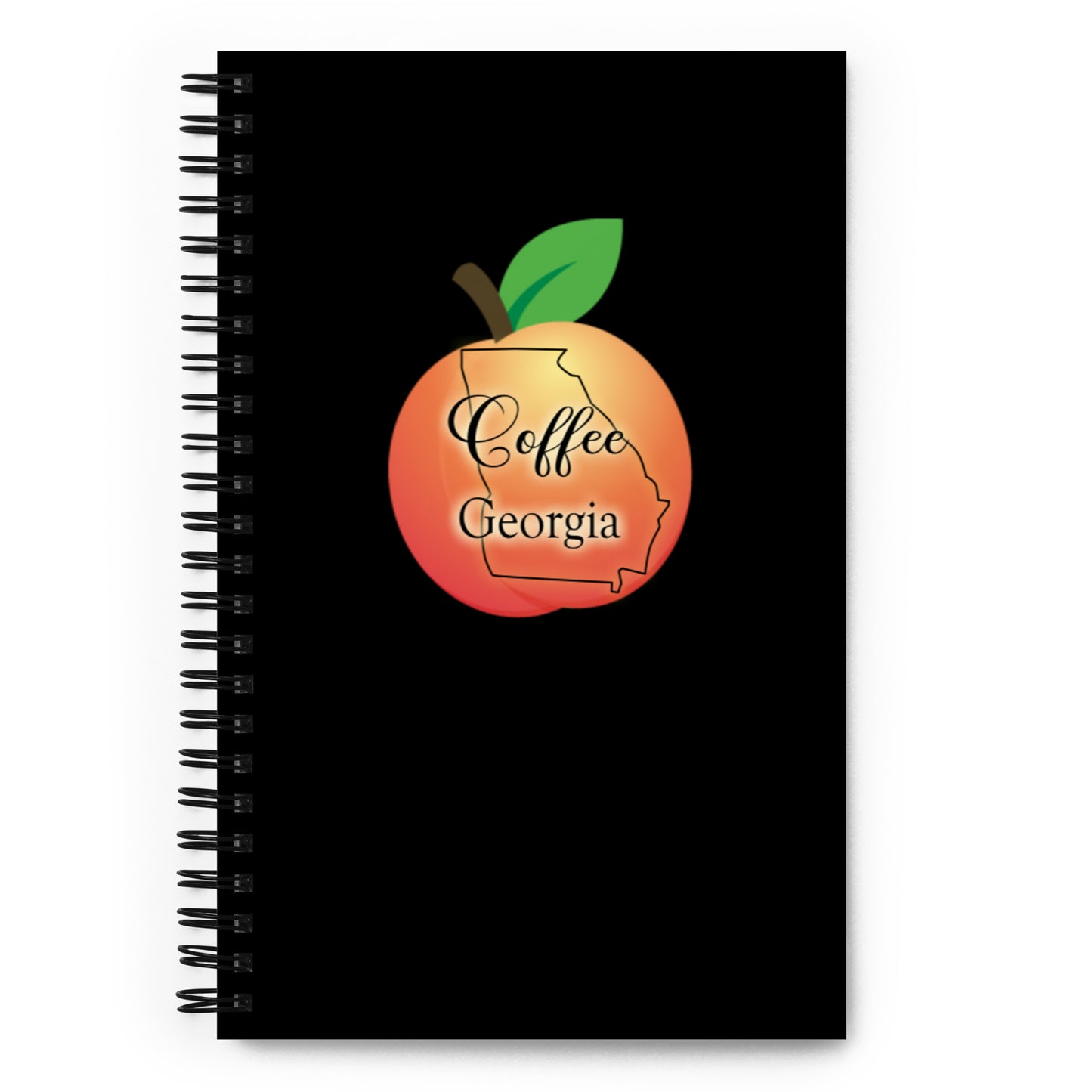 Coffee Georgia Spiral notebook