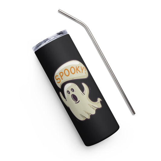 Spooky Ghost Stainless steel tumbler