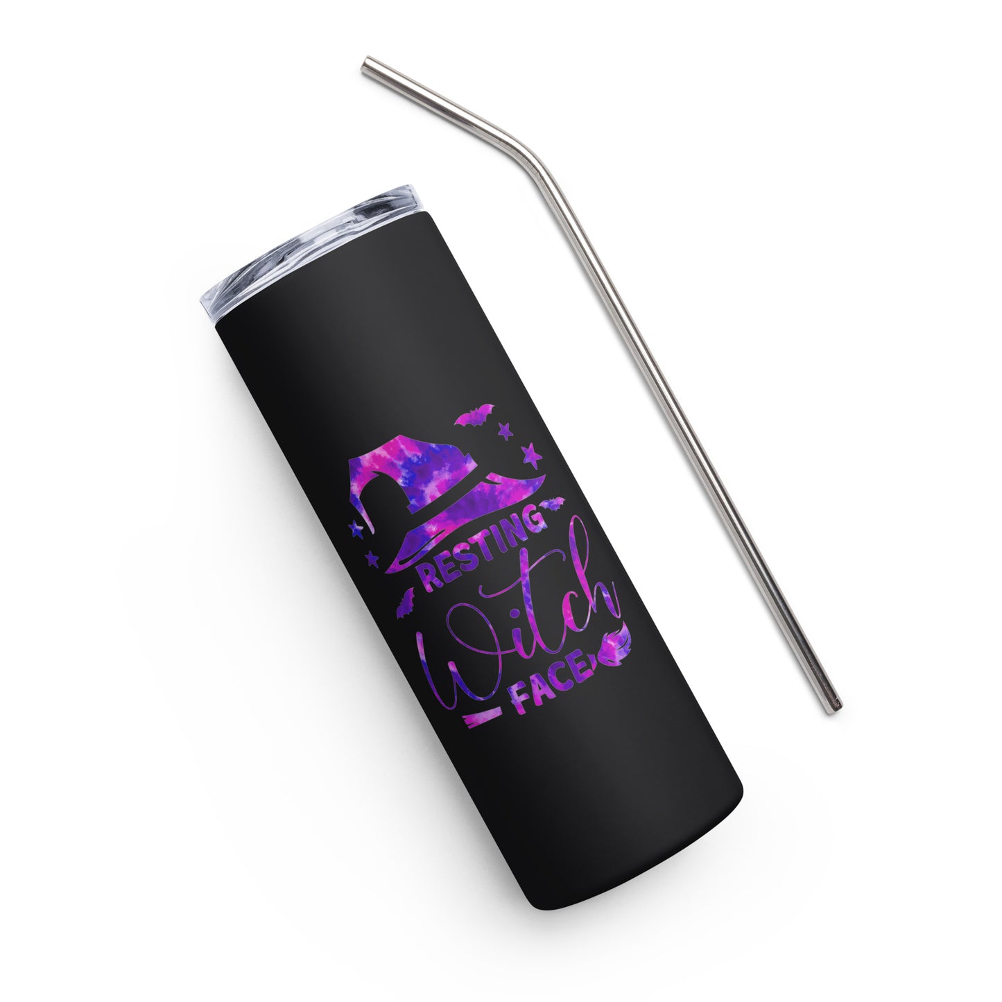 Resting Witch Face Stainless steel tumbler