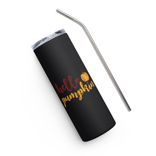 Hello Pumpkin Stainless steel tumbler