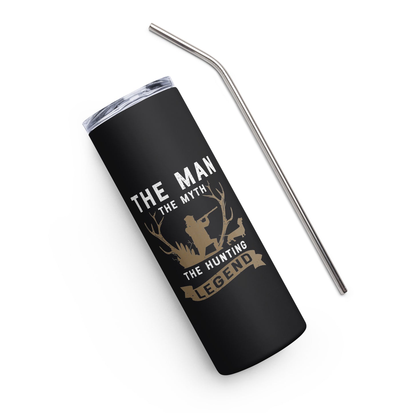 The Man The Myth The Hunting Legend Stainless steel tumbler
