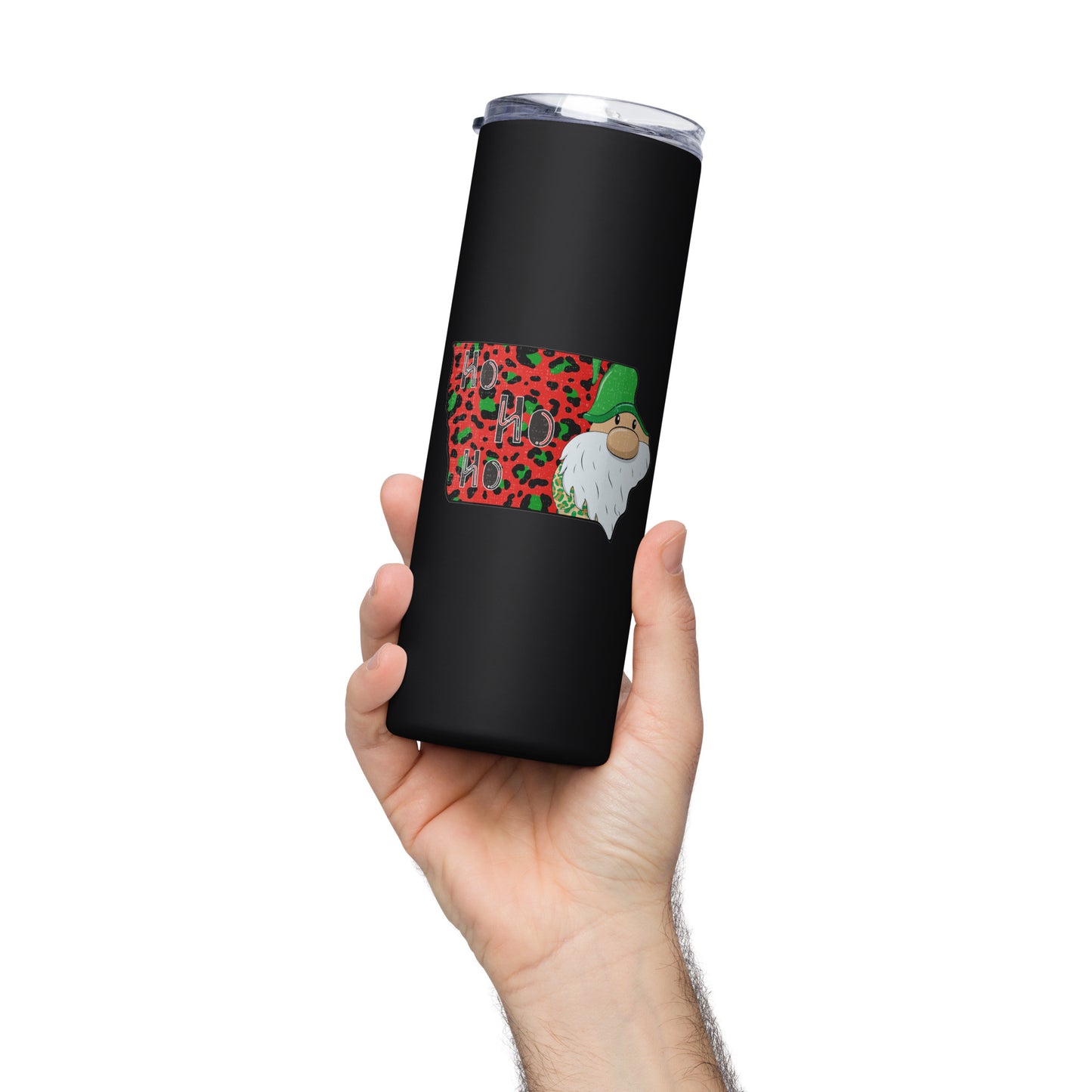 Iowa Christmas Elf Ho Ho Ho Stainless steel tumbler