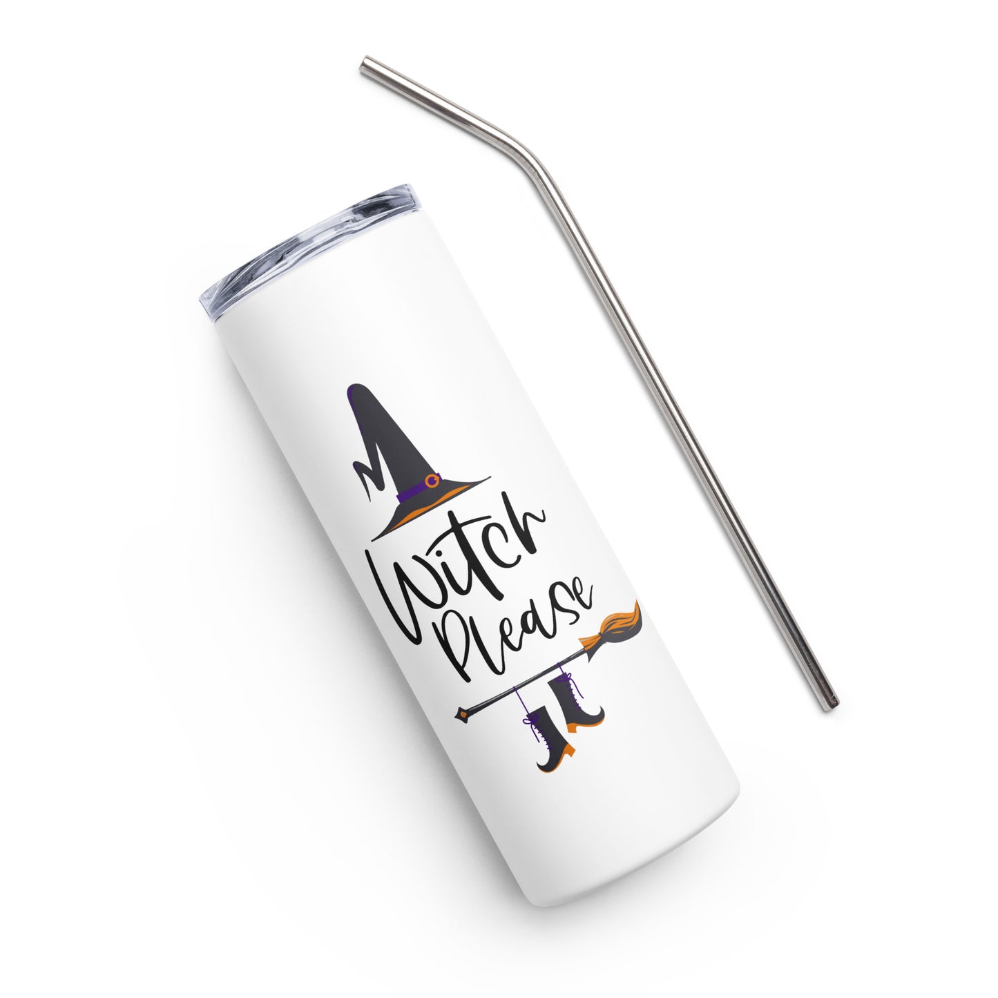 Witch Please Stainless steel tumbler