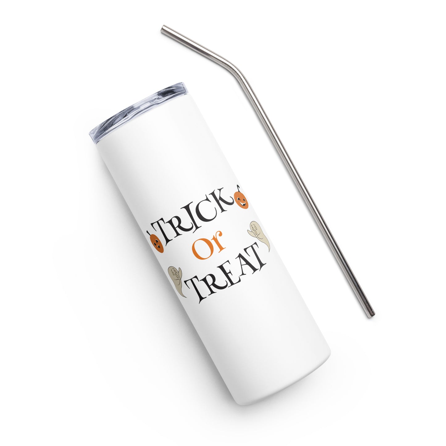 Trick or Treat Stainless steel tumbler