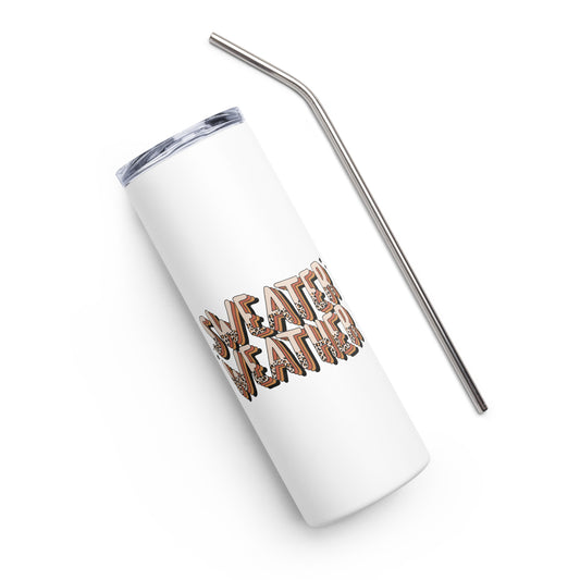 Sweater Weather Stainless steel tumbler