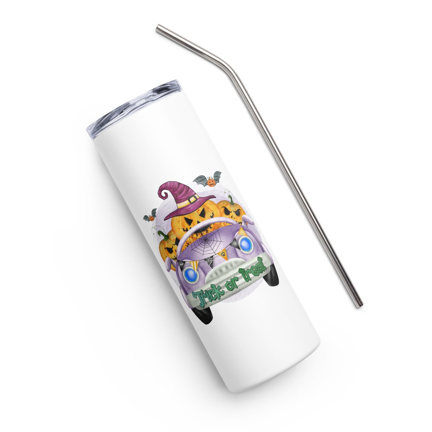 Trick or Treat Truck Stainless steel tumbler