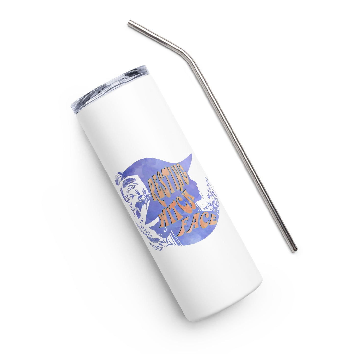 Resting Witch Face Stainless steel tumbler