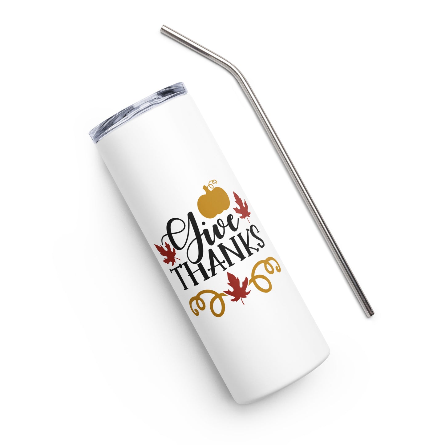 Give Thanks Stainless steel tumbler