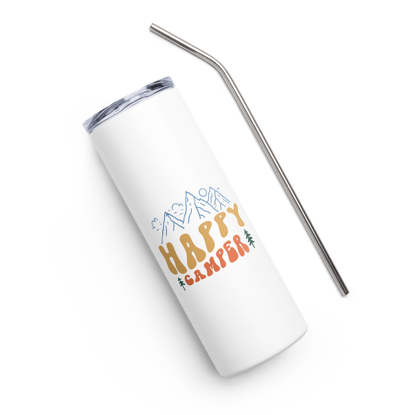 Happy Camper Stainless steel tumbler