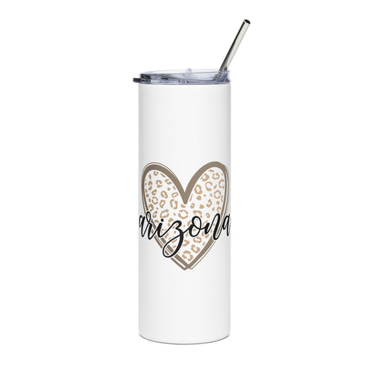 Arizona Heart Stainless steel tumbler