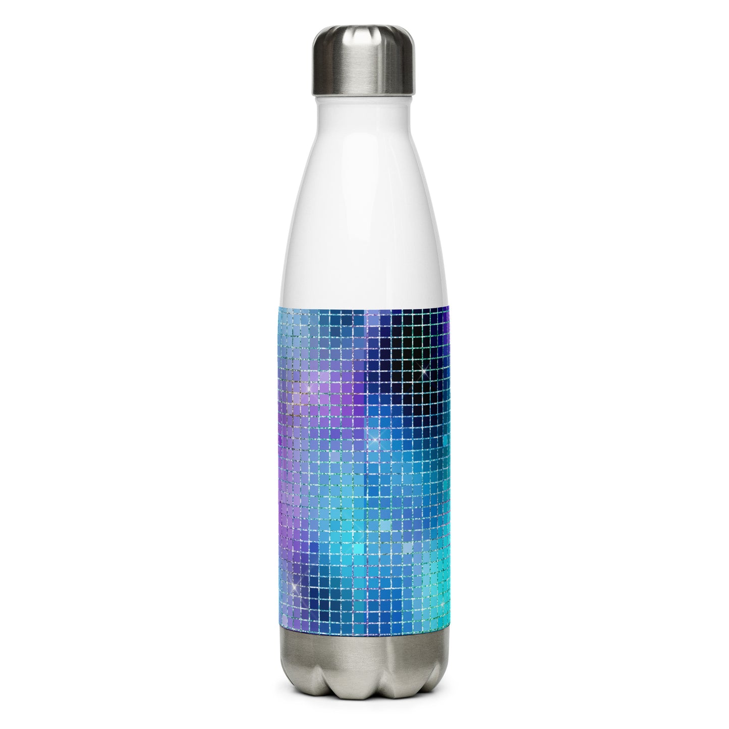 Mermaid Purple Blue Stainless Steel Water Bottle