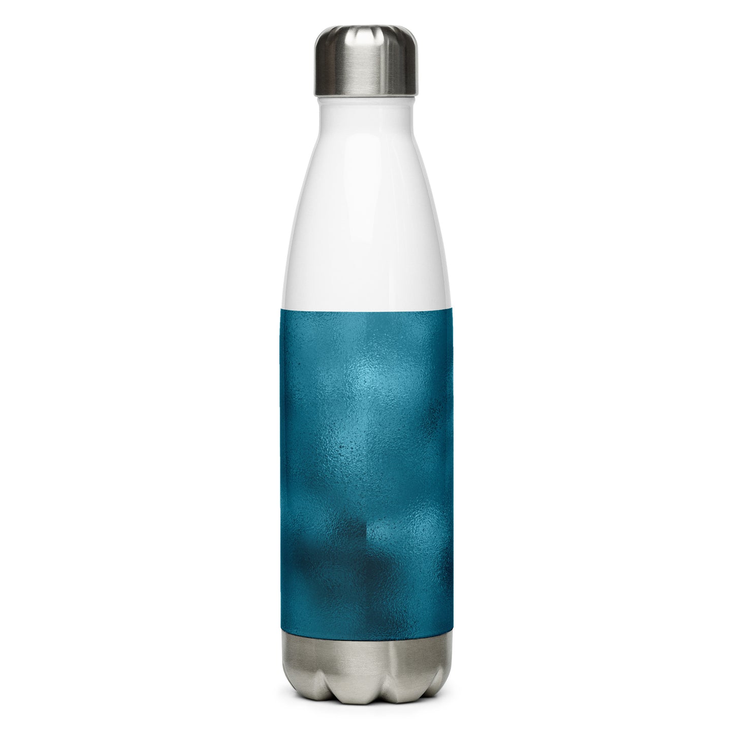 Mermaid Blue Watery Stainless Steel Water Bottle