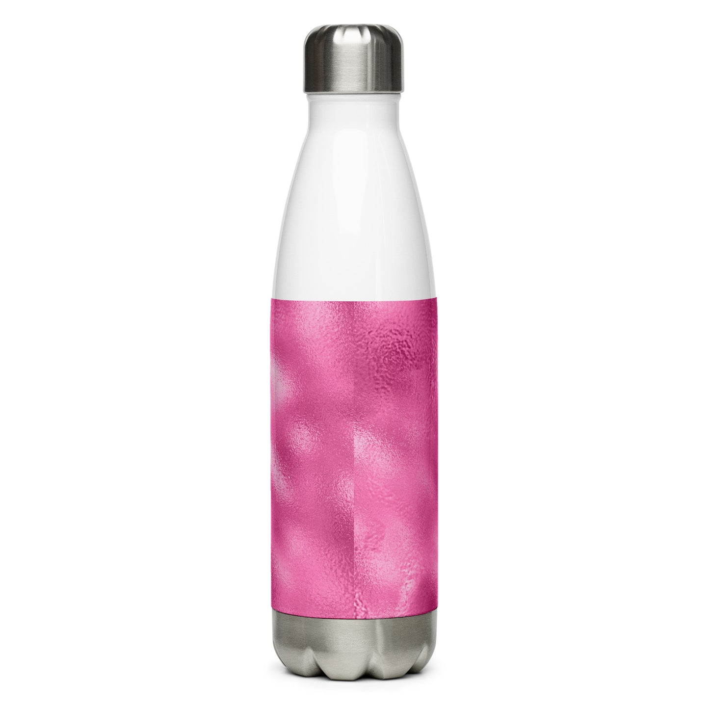 Mermaid Pink Watery Stainless Steel Water Bottle