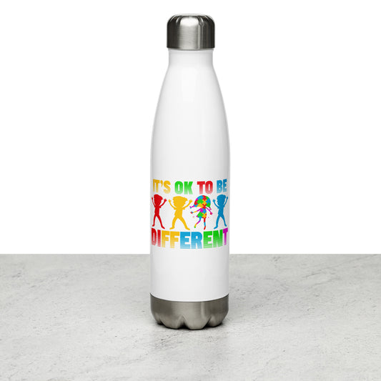 It's Ok to be Different Stainless Steel Water Bottle