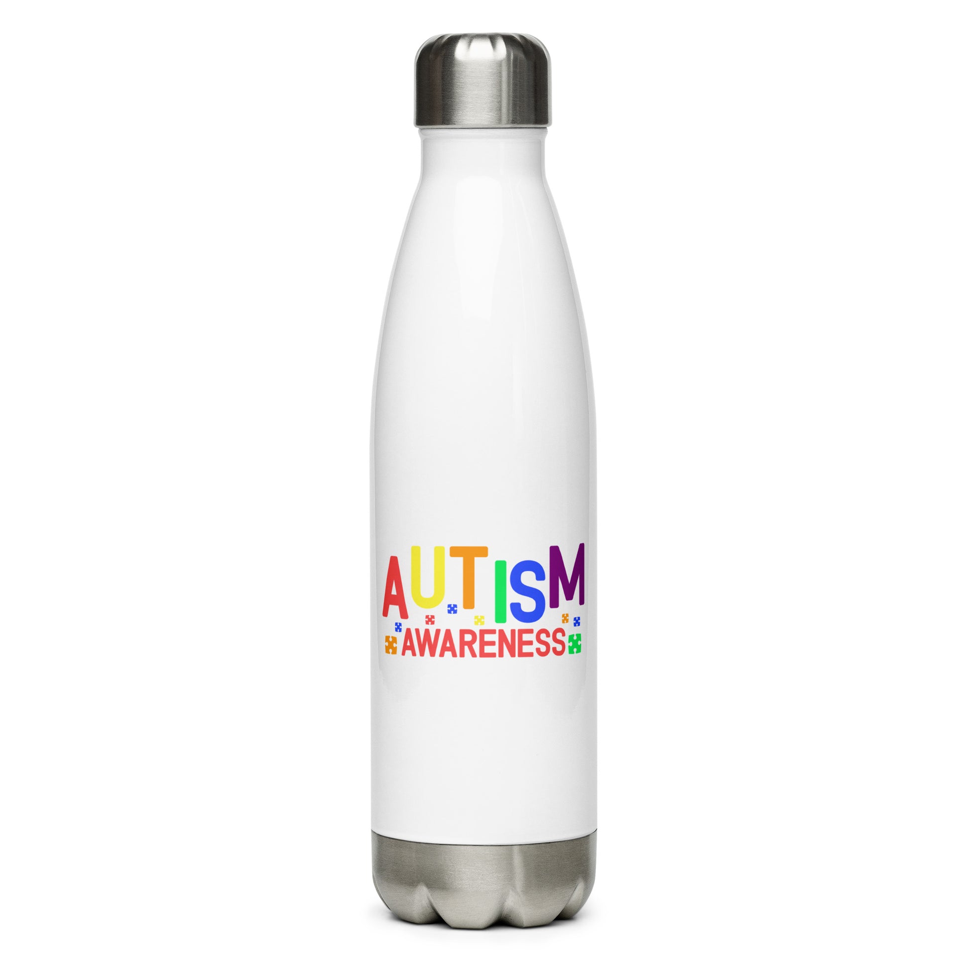 Autism Awareness Stainless Steel Water Bottle