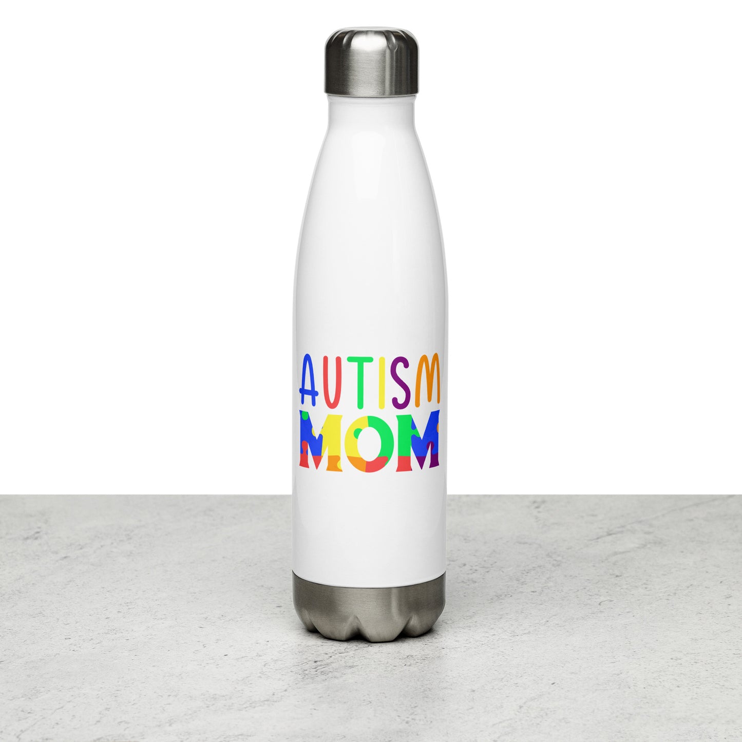 Autism Mom Stainless Steel Water Bottle