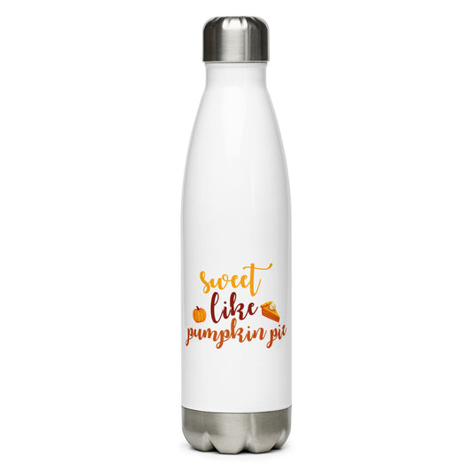 Sweet Like Pumpkin Pie Stainless Steel Water Bottle