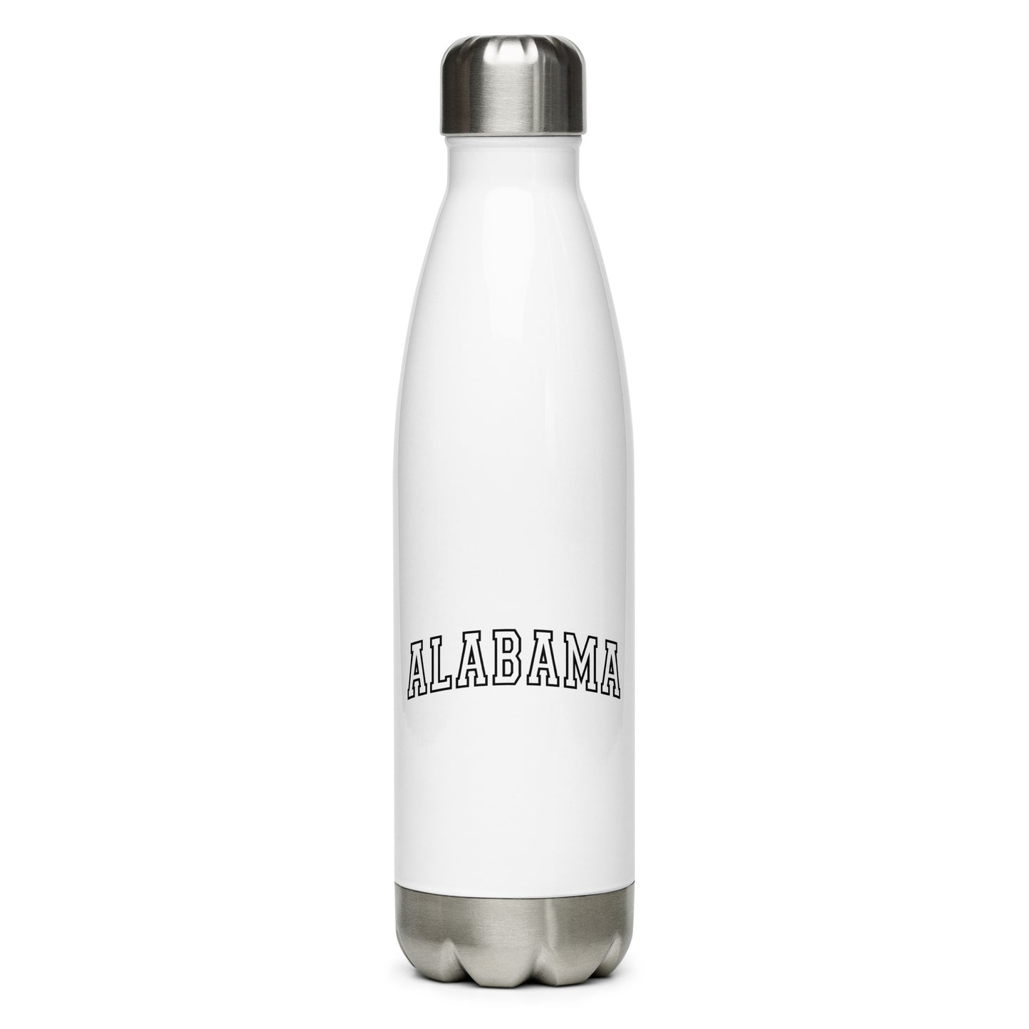 Alabama Varsity Letter Stainless Steel Water Bottle