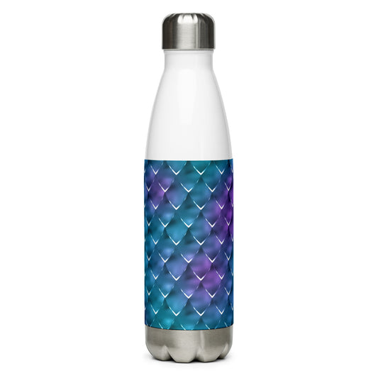 Mermaid Blue Purple Stainless Steel Water Bottle