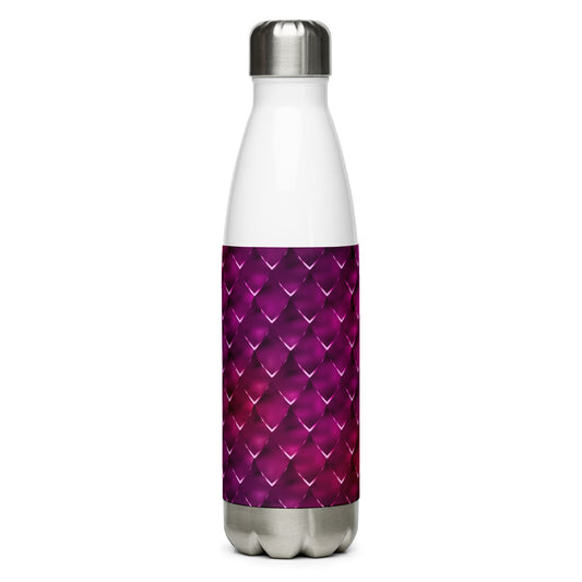 Mermaid Pink Purple Stainless Steel Water Bottle