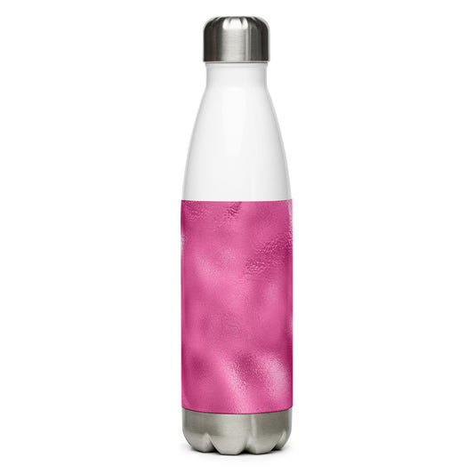 Mermaid Pink Watery Stainless Steel Water Bottle