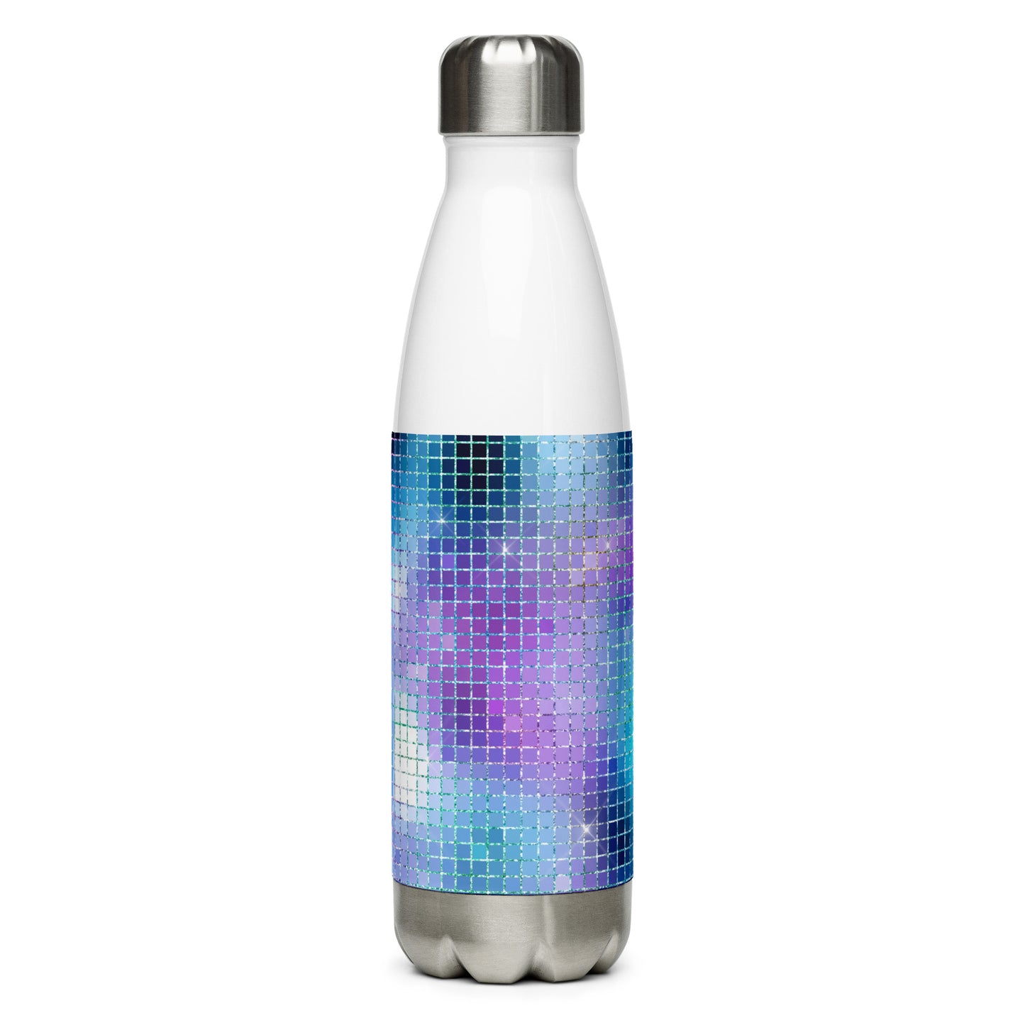 Mermaid Purple Blue Stainless Steel Water Bottle