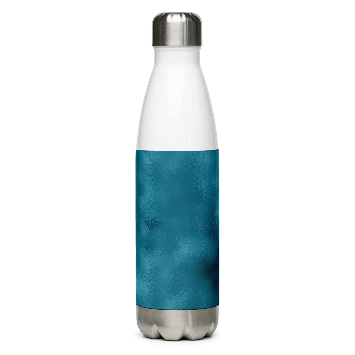 Mermaid Blue Watery Stainless Steel Water Bottle