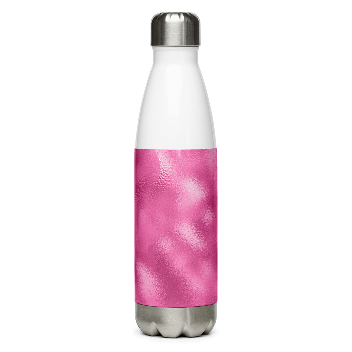 Mermaid Pink Watery Stainless Steel Water Bottle